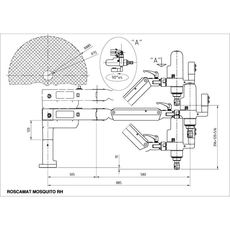 Digital rendering of Mosquito products specifications