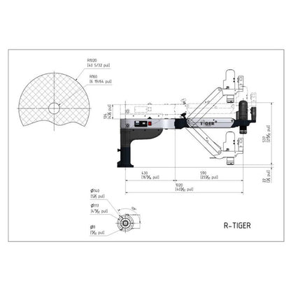 Digital rendering of Tiger products specifications